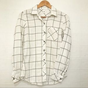 Gap Drapy One Pocket Button Up Shirt Size XS